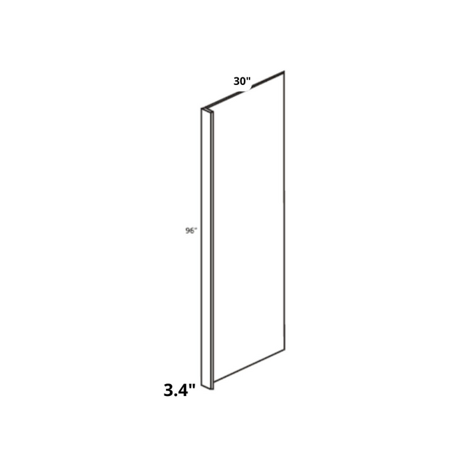 Fridge Panel - White - REP 3.4"x96"x30"