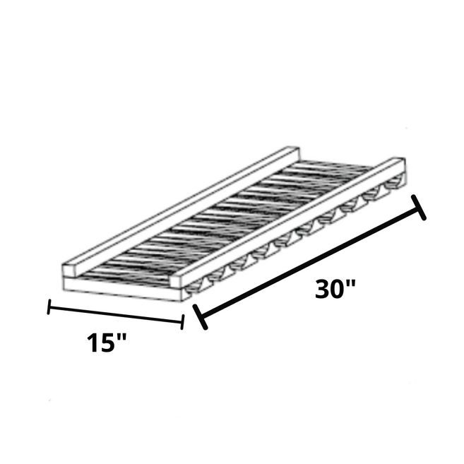 Glass Rack Shaker 30"x15"
