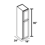 Pantry 18"x90"x24" DarkWood