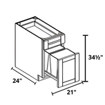 Pull Out for Trash 21"x34½"x24" Base Cabinet