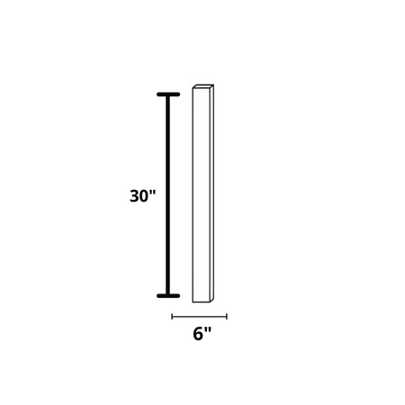 Wall Filler 6"x30"x¾"