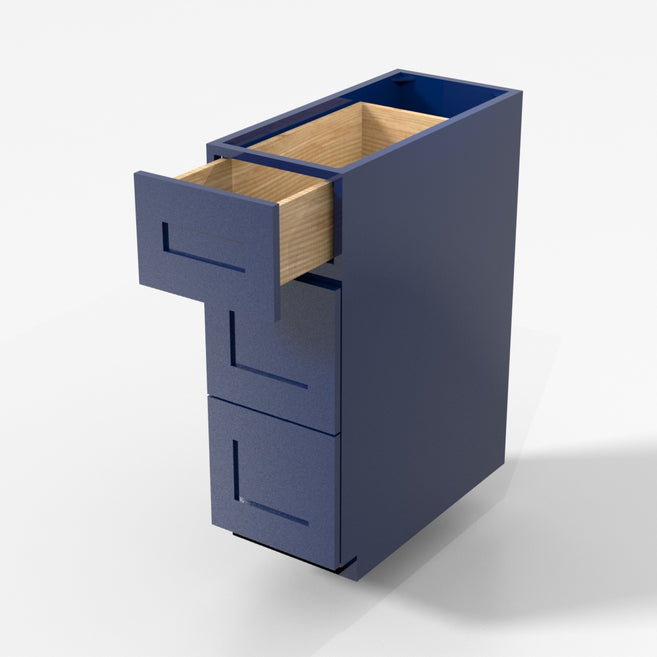 3 Drawers 12"x34½"x24" Base Cabinet