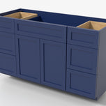 Center Sink Vanity 48"x34½"x21" - Six Drawer´s (3 L/3 R)