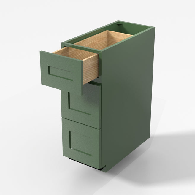 3 Drawers 24"x34½"x24" Base Cabinet