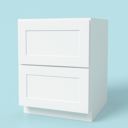2 Drawers 33"x 34½"x24" - Base Cabinet - White