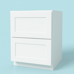 2 Drawers 36"x 34½"x24" - Base Cabinet - White