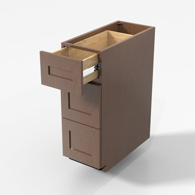 3 Drawers 24"x34½"x24" Base Cabinet