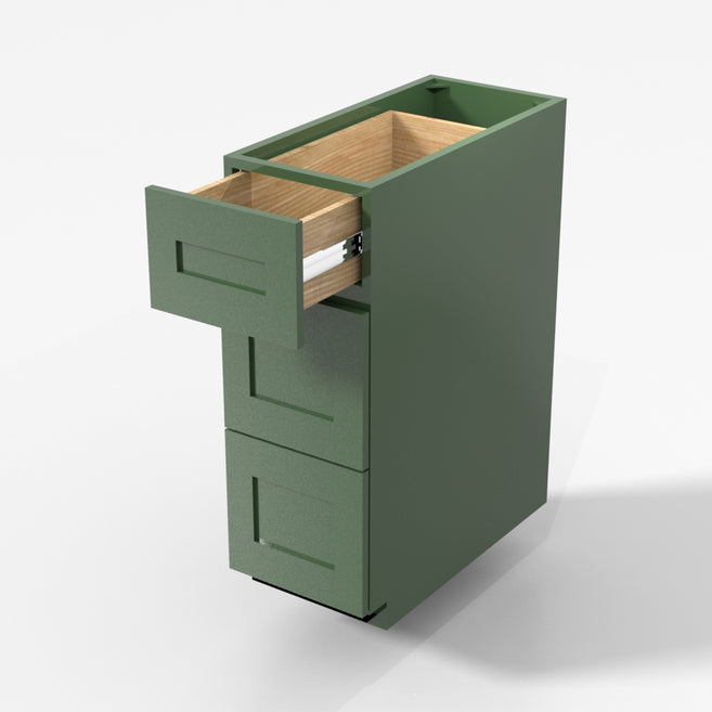 3 Drawers 12"x34½"x24" Base Cabinet