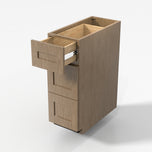 3 Drawers 12"x34½"x24" Base Cabinet