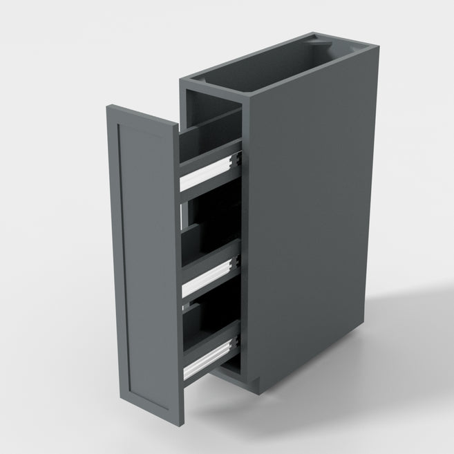 Pull Out Spice Rack 9"x34½"x24" Base Cabinet