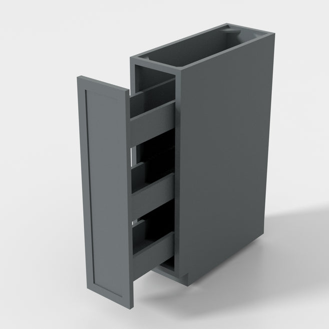 Pull Out Spice Rack 9"x34½"x24" Base Cabinet