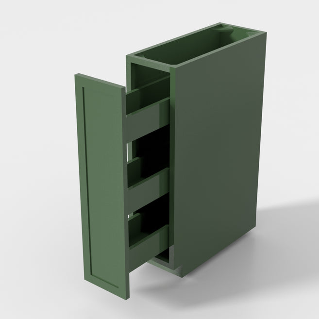 Pull Out Spice Rack 9"x34½"x24" Base Cabinet