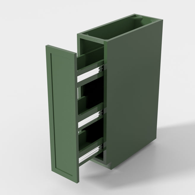 Pull Out Spice Rack 9"x34½"x24" Base Cabinet