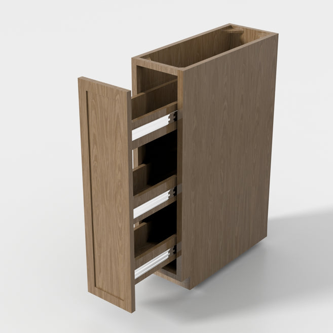 Pull Out Spice Rack 9"x34½"x24" Base Cabinet