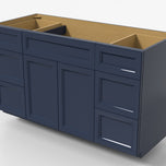 Center Sink Vanity 48"x34½"x21" - Six Drawer´s (3 L/3 R)
