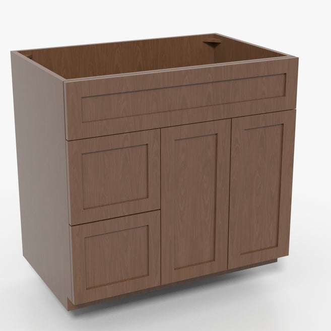 Vanity Sink VSD 36"x34½"x21" L/R - 2-Drawer´s / 2-Door´s