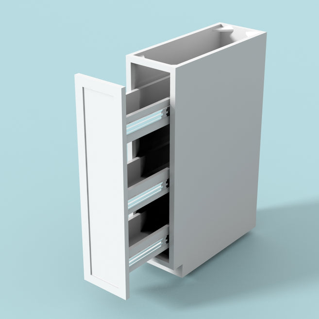 Pull Out Spice Rack 9"x34½"x24" Base Cabinet