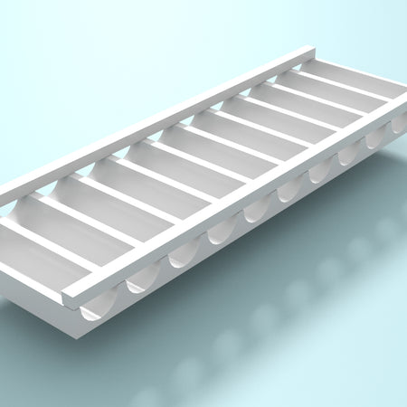 Glass Rack Shaker 30"x15"