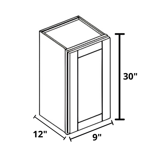 Wall Cabinet 9"x30"x12"