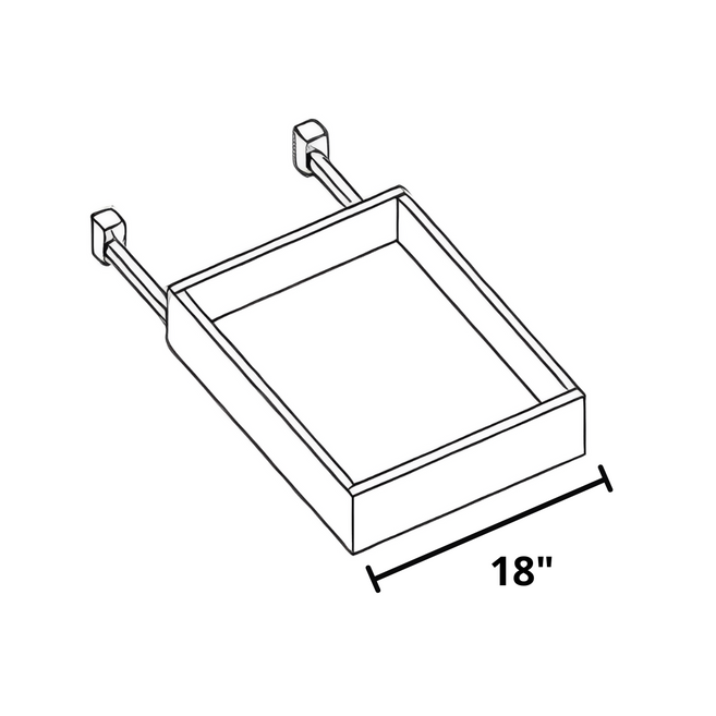 Roll Out Tray for 18" Base Cabinets