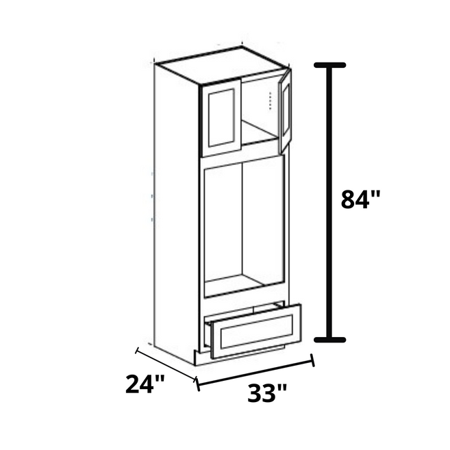 Double Oven 33"x84"x24"