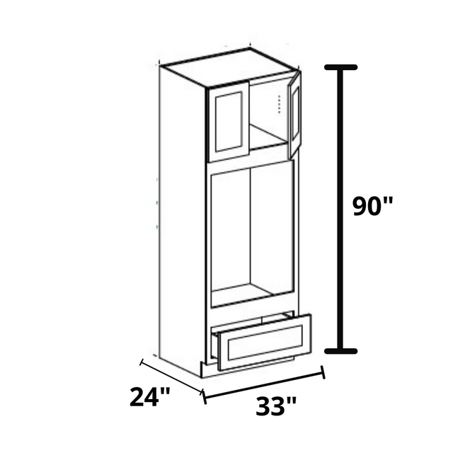 Double Oven 33"x90"x24"