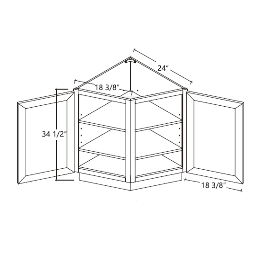 Angle Base Cabinet 24