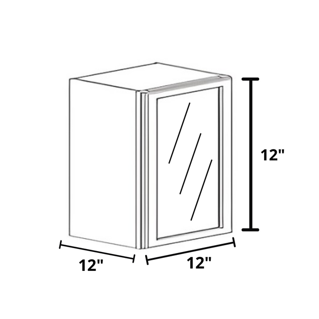 Bridge Wall Cabinet 12"x12"x12"