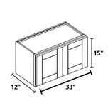 Above the Fridge/Stove 33"x15"x12" Wall Cabinet