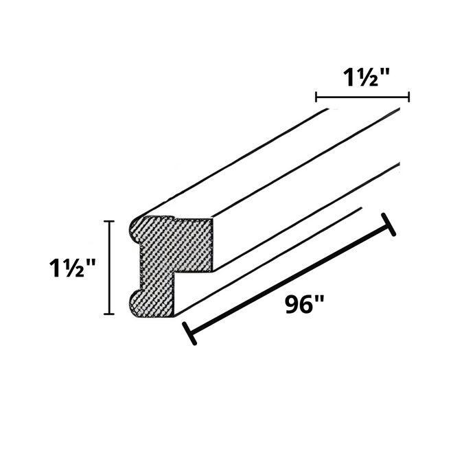 Filler LM8 1½"x96"x1½"