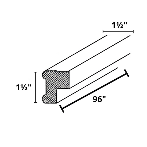 Filler LM8 1½"x96"x1½"