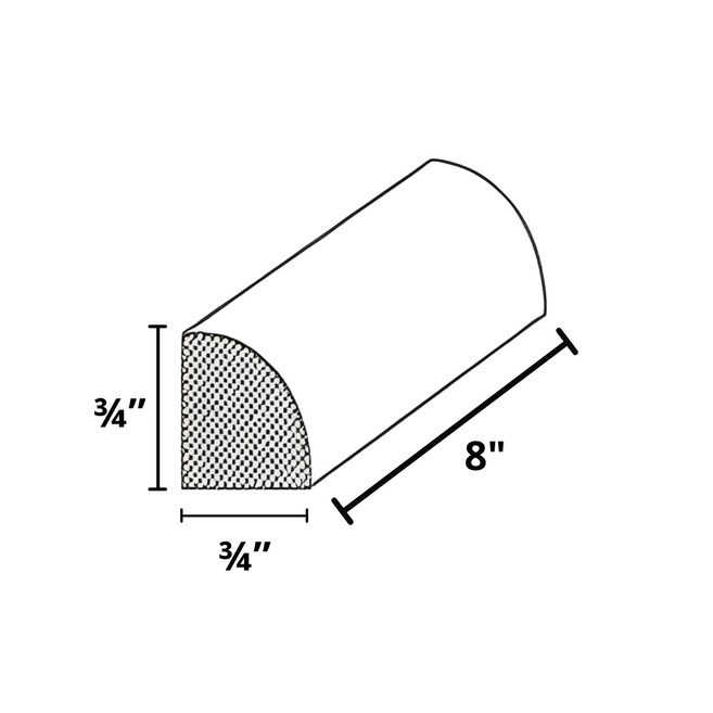 QR8 Scribe Molding ¾"x¾"x8"