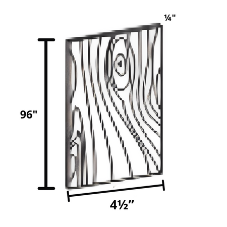 Toekick 8ft - 4½"x96"x¼"