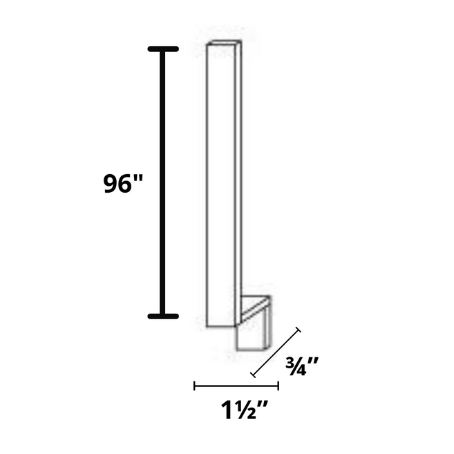 Universal Filler 1½"x96"x¾"