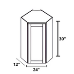 Diagonal Corner 24"x30"x12" Wall Cabinet