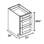 Drawer 21"x34½"x24" Base Cabinet