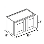 Above the Fridge/Stove 33"x24"x12" Wall Cabinet