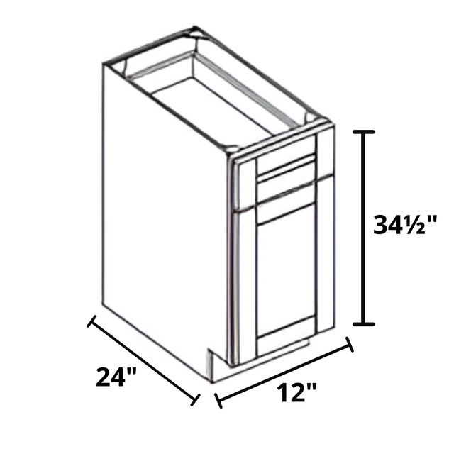 Base Cabinet 12"x34½"x24"