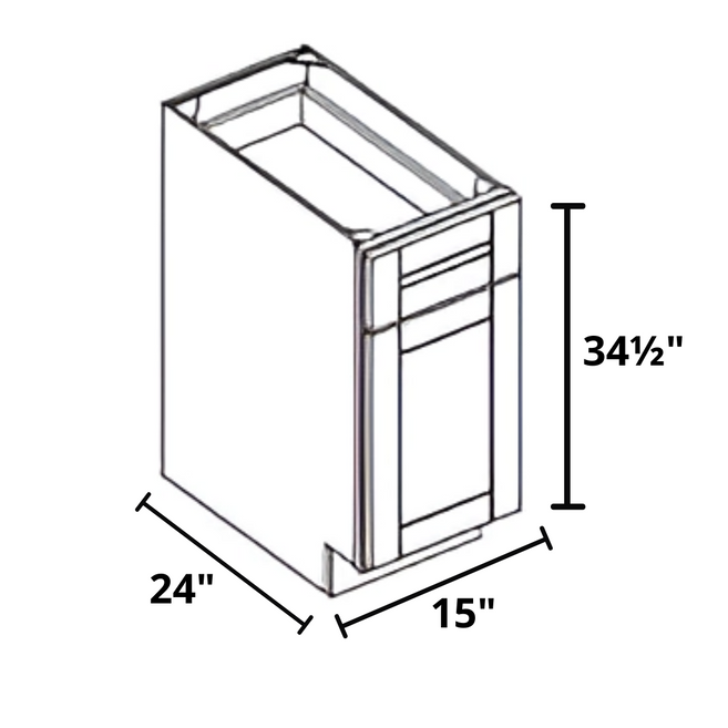 Base Cabinet 15"x34½"x24"