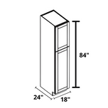 Pantry 18"x84"x24" White