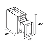 Pull Out for Trash 24"x34½"x24" Base Cabinet