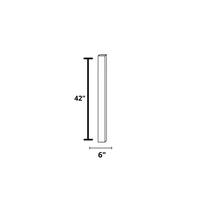 Wall Filler 6"x 42 x ¾"