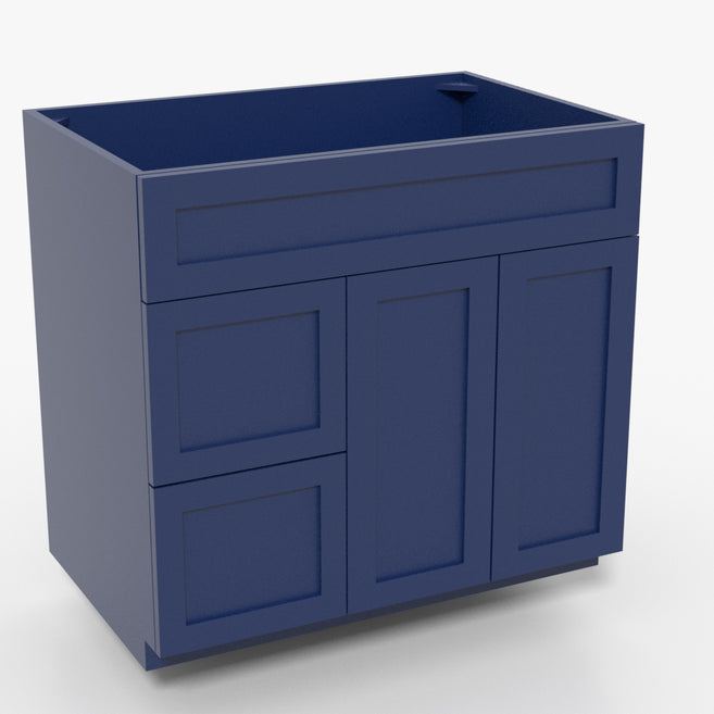 Vanity Sink VSD 36"x34½"x24" L/R - 2-Drawer´s / 2-Door´s