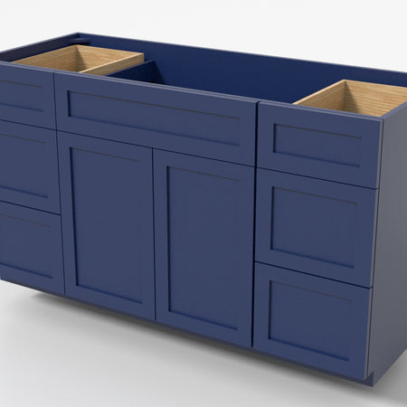 Vanity VSD 60"x34½"x21" Single Sink Base Cabinet (blue)