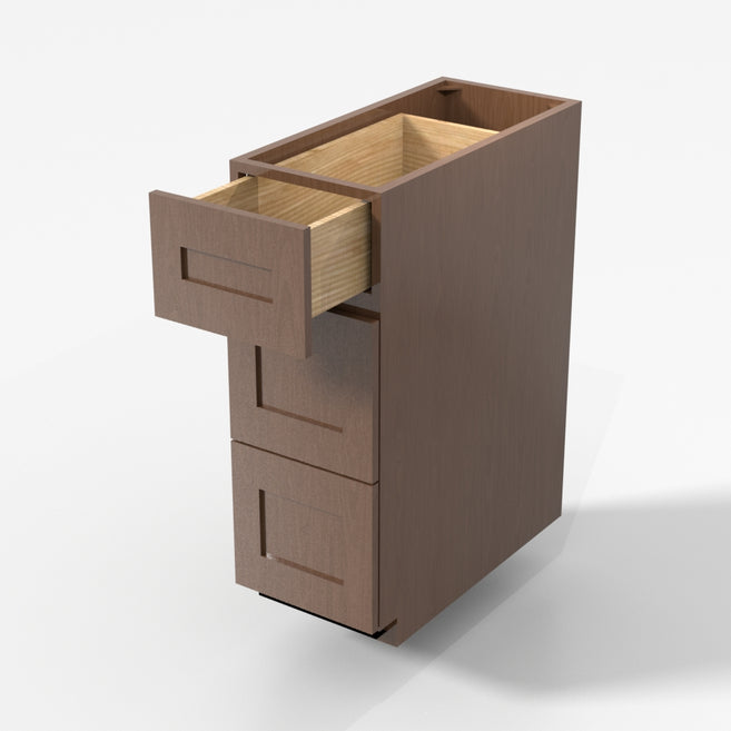 3 Drawers 24"x34½"x24" Base Cabinet