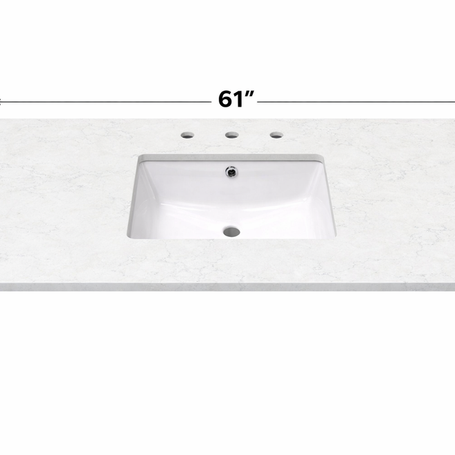Vanity Top - 61"x22"x3/4" - Single Sink