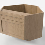 Corner Sink 36"x34½"x24" Base Cabinet
