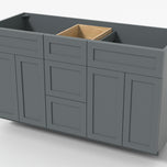 Vanity VSD 60"x34½"x21" Double Sink Base Cabinet