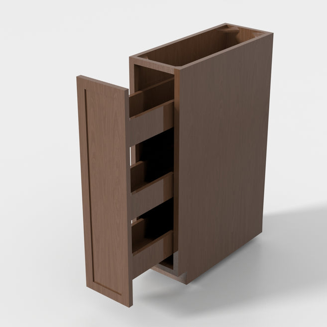 Pull Out Spice Rack 9"x34½"x24" Base Cabinet