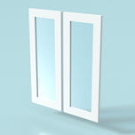 Glass Door 30"x12"x¾" (Set of 2)